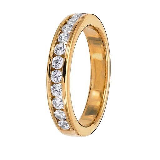 Diamantring i 18K guld, 20.0