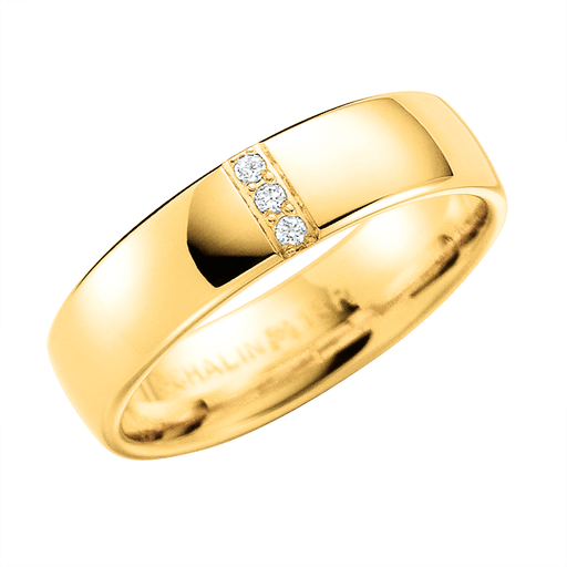 Diamantring i 18K guld, 76