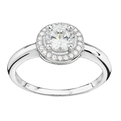 Ring i äkta silver, 19.0