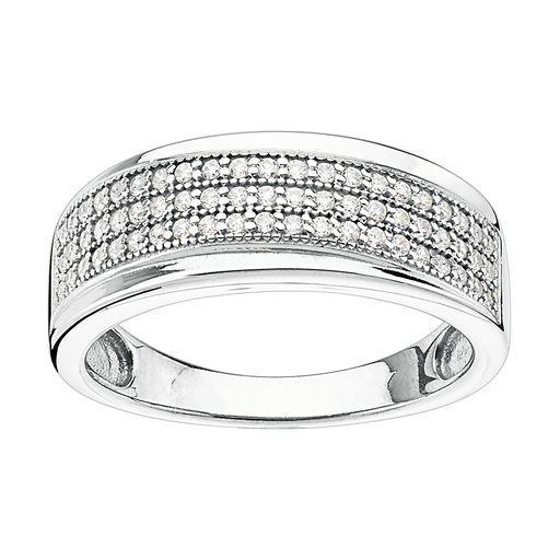 Ring i äkta silver, 19.0