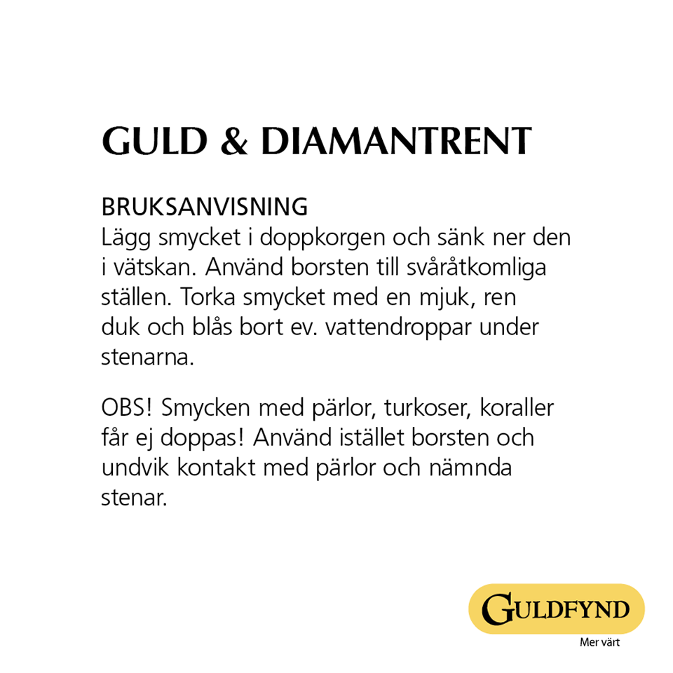 Putsmedel för guld