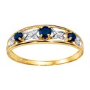 Diamantring i 18K guld