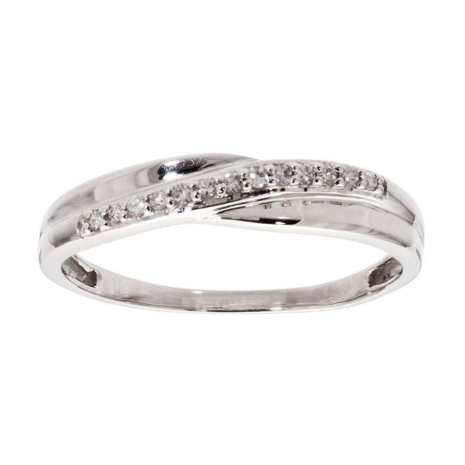 Diamantring i 18K guld, 20.0