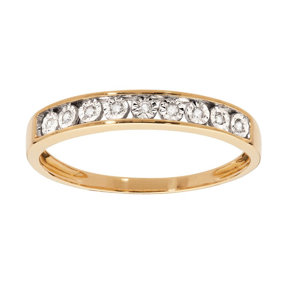 Diamantring i 18K guld Diamantring i 18K guld