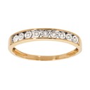 Diamantring i 18K guld