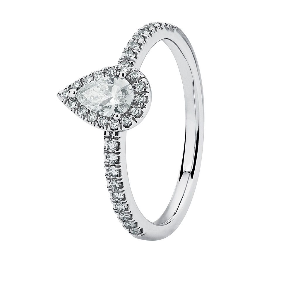 Diamantring i 18K guld Diamantring i 18K guld