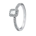 Diamantring i 18K guld