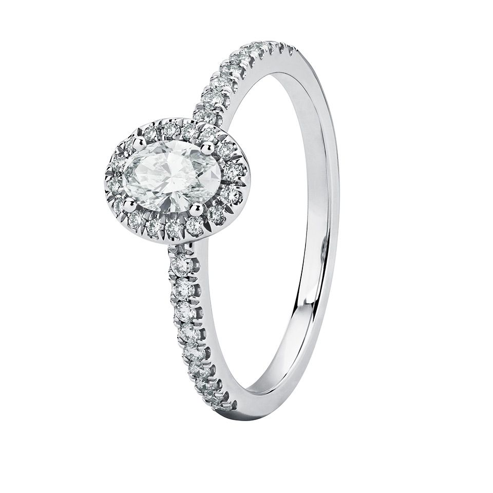 Diamantring i 18K guld Diamantring i 18K guld