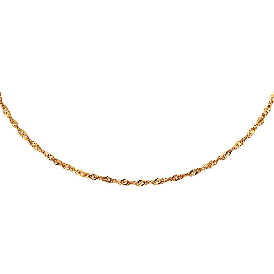 Kedja i 18K guld 42 cm