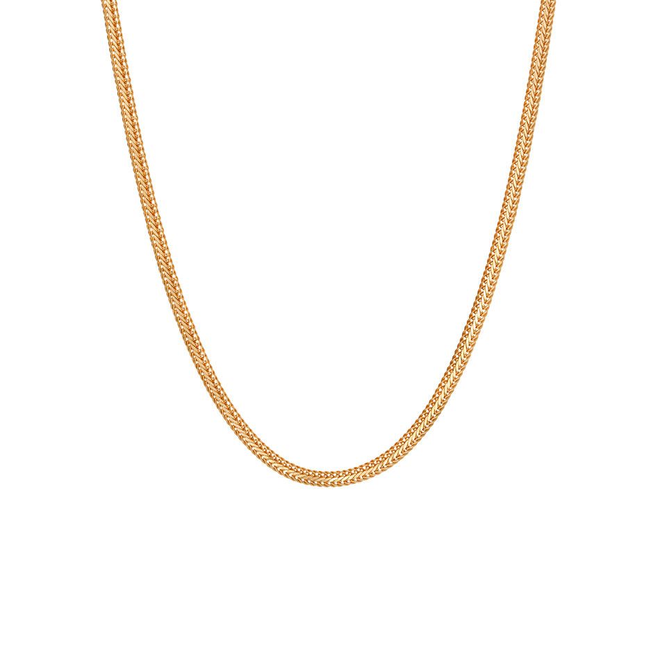 Halsband i 18K guld 45cm - Guldfynd