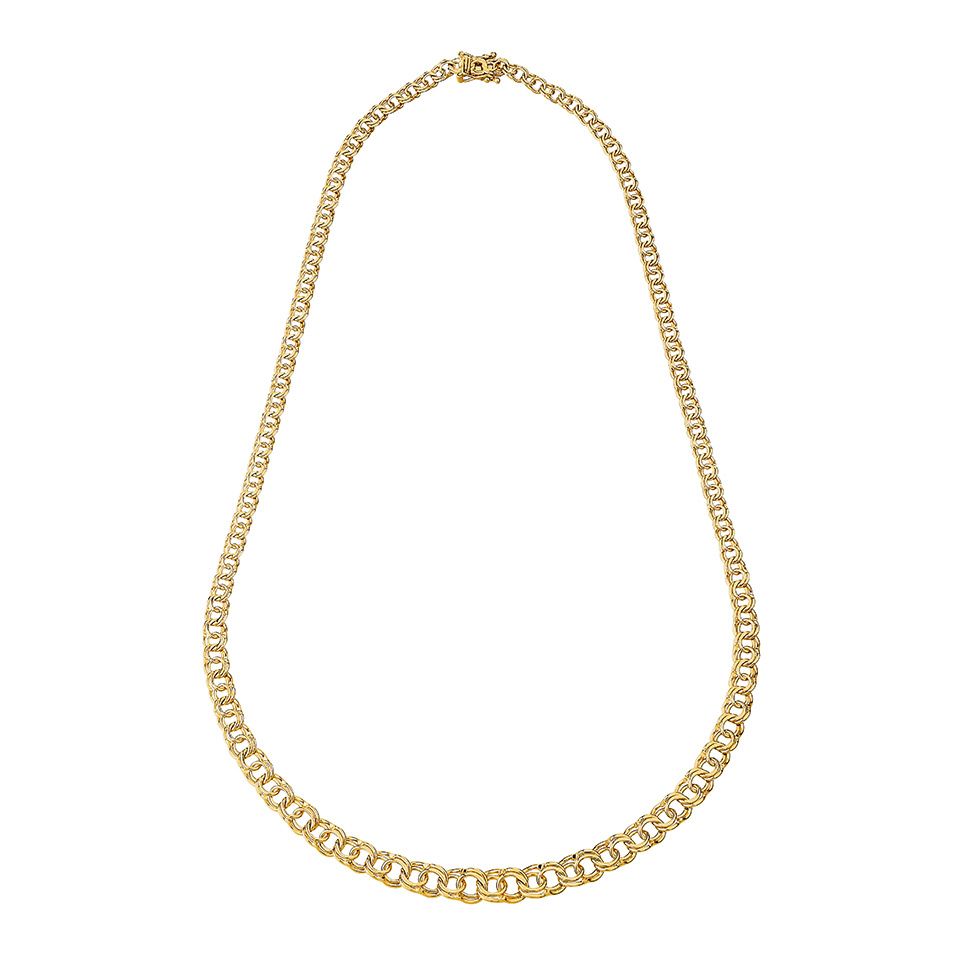 Halsband i 18K guld 45cm