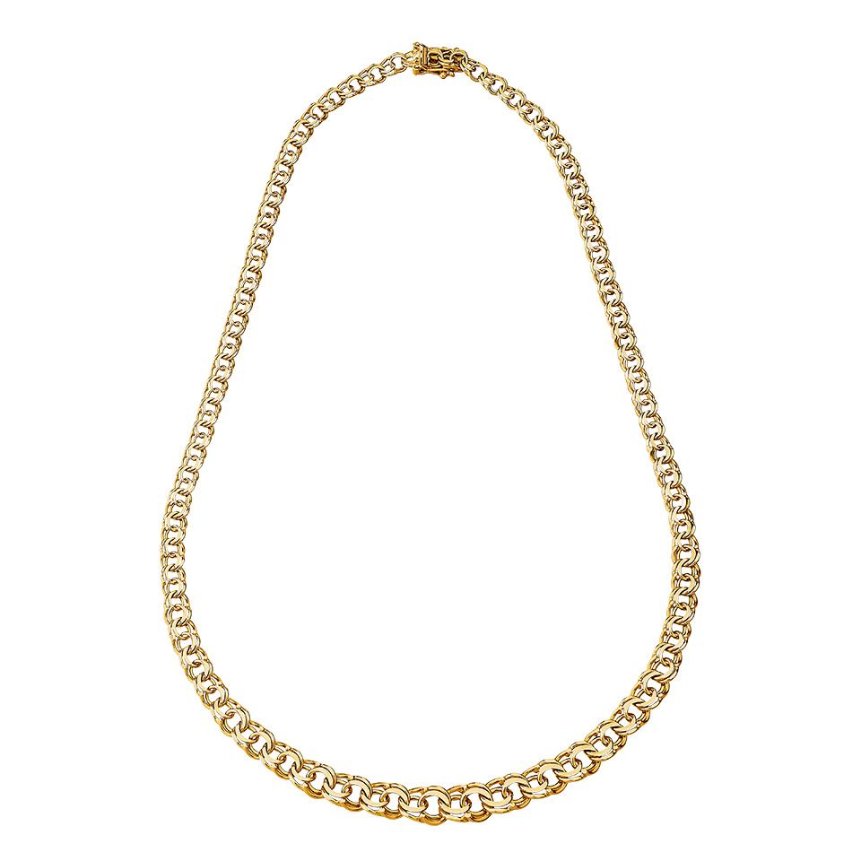 Halsband i 18K guld 42cm - Guldfynd