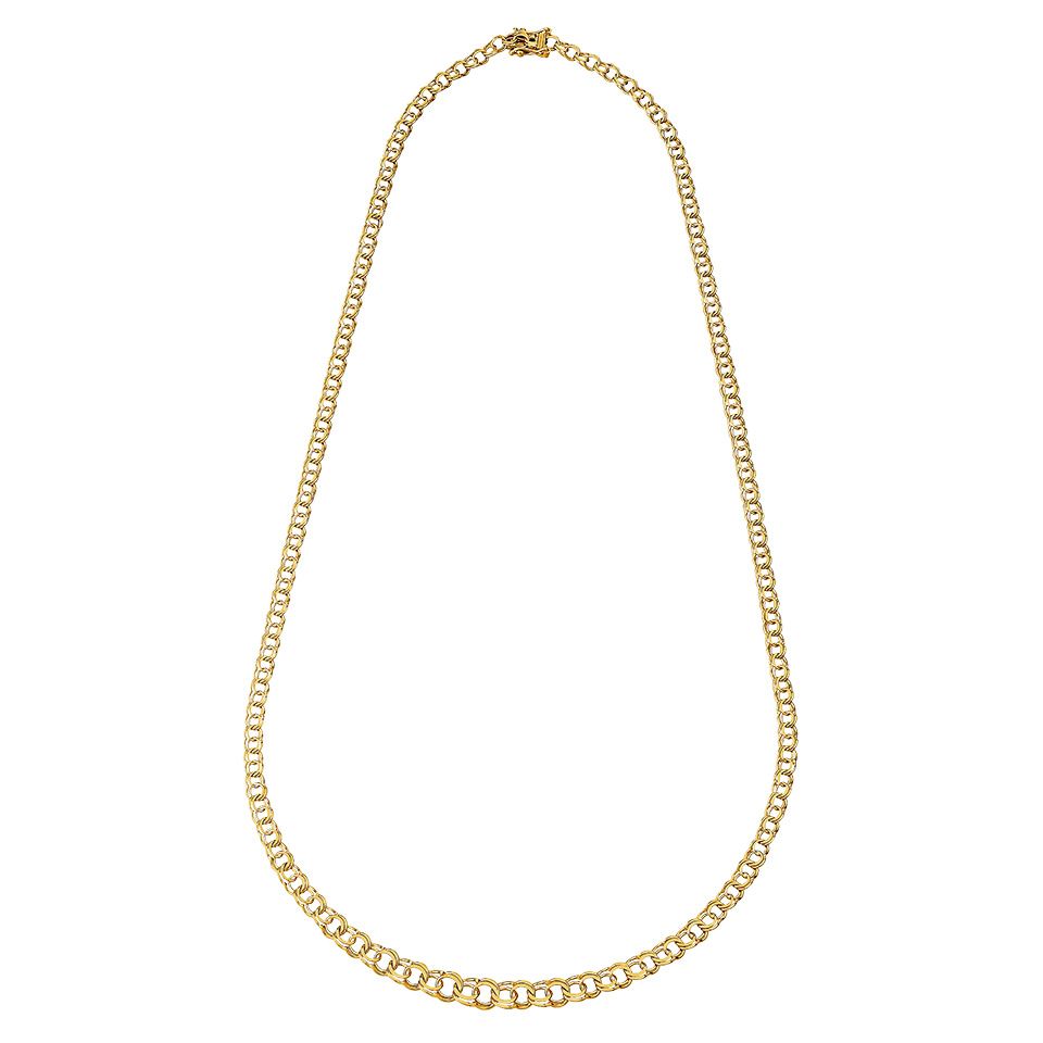 Halsband i 18K guld 50cm
