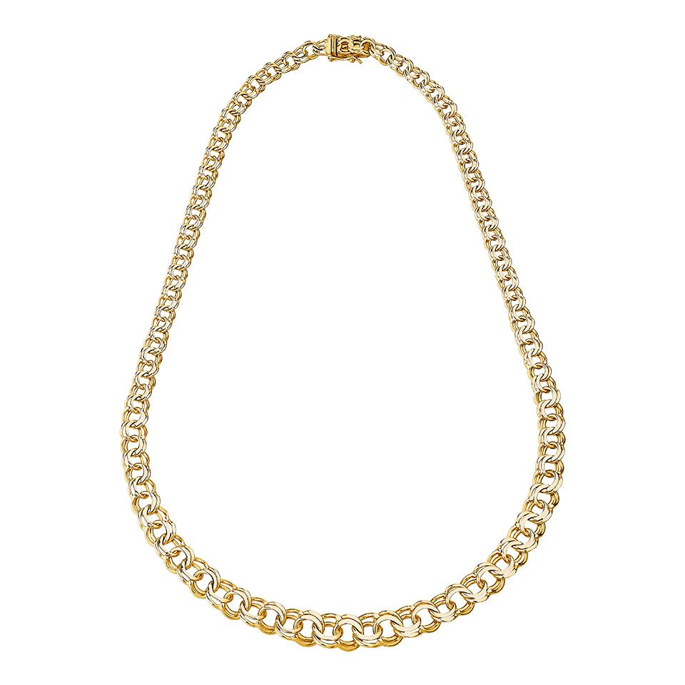 Halsband i 18K guld 45cm