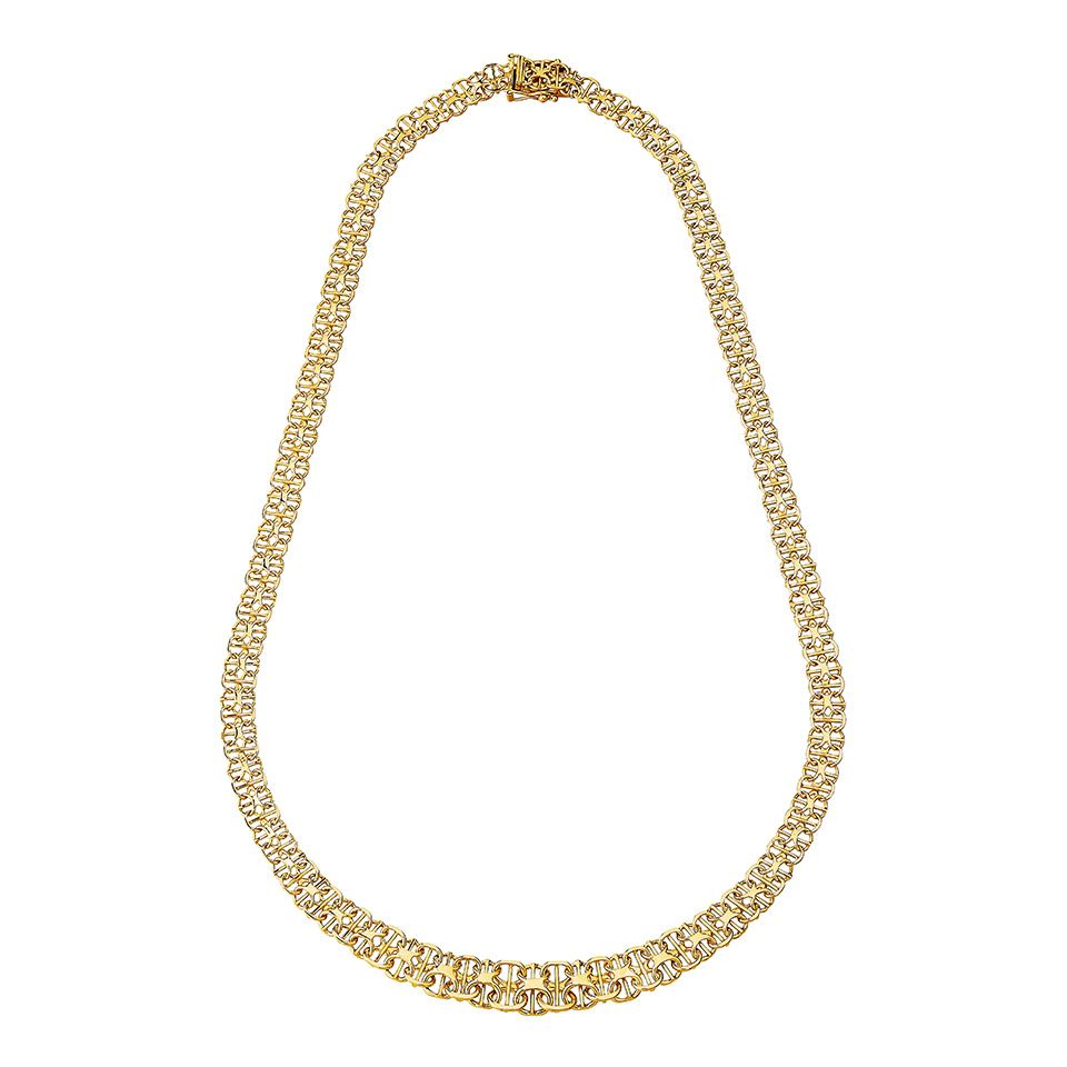 Halsband i 18K guld 45cm