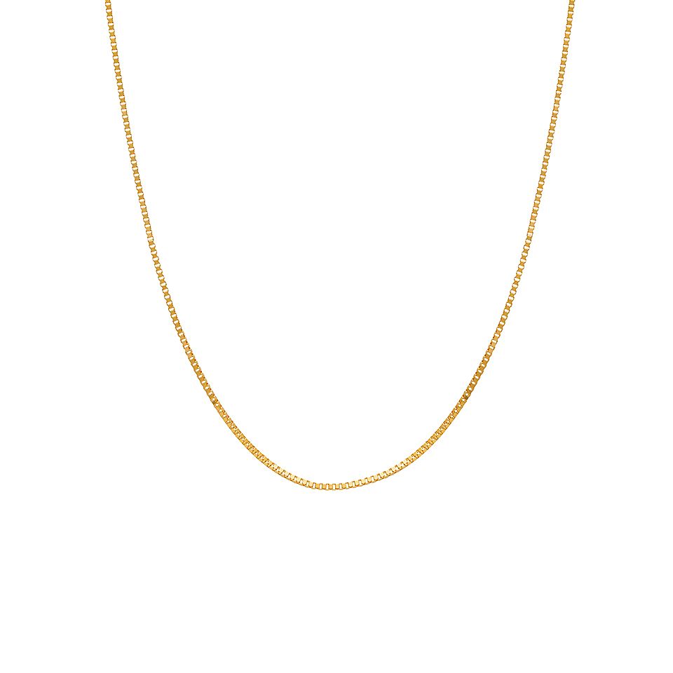 Kedja i 9K guld 38cm