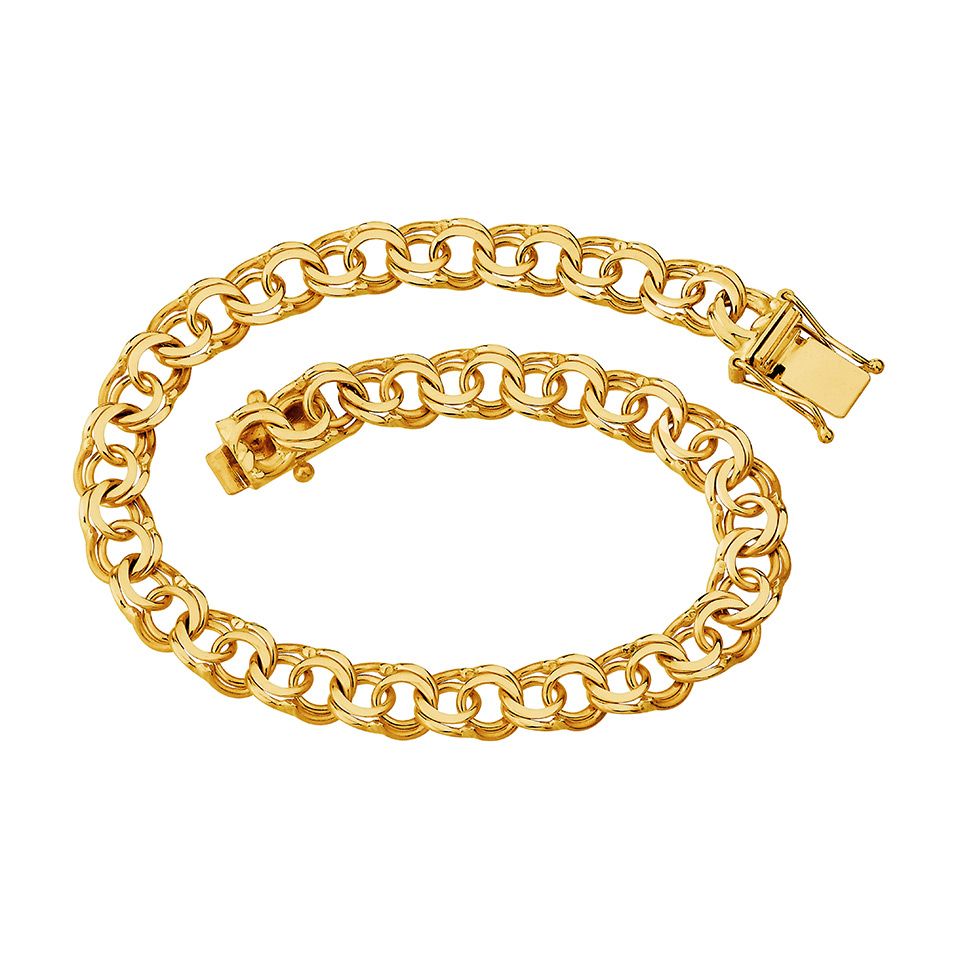 Armband i 18K guld 18,5cm - Guldfynd