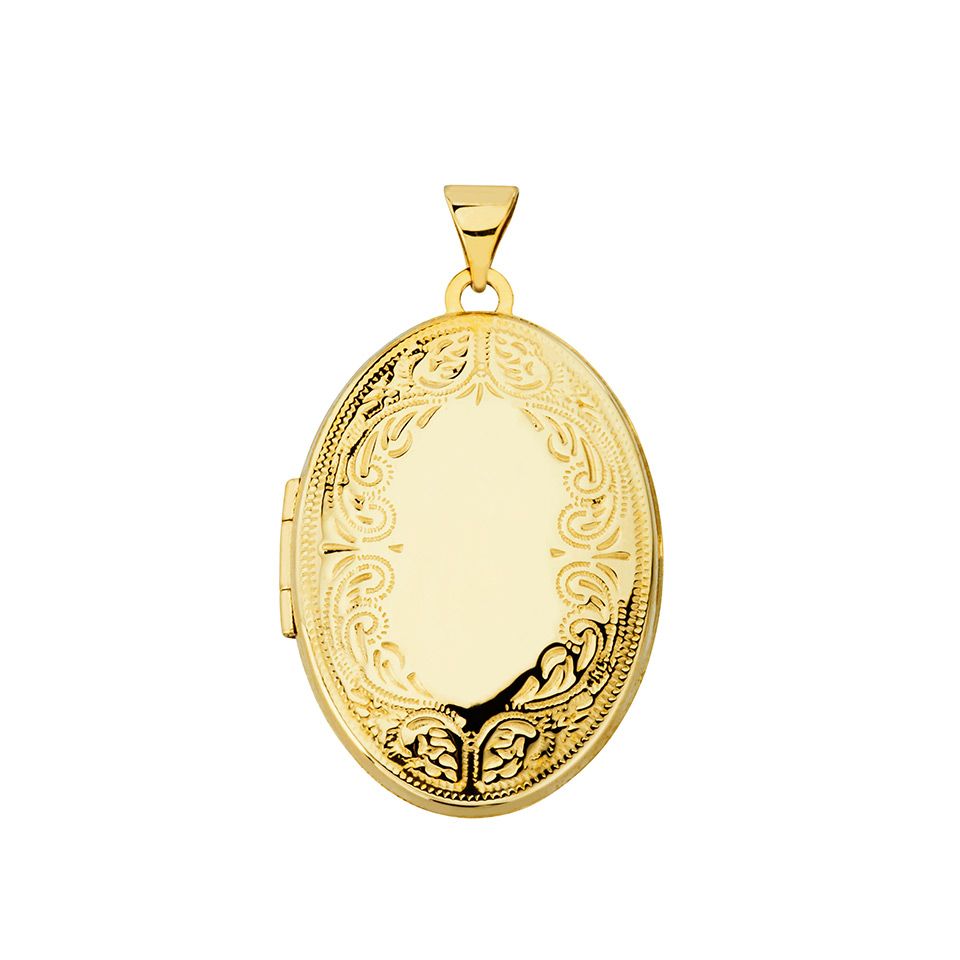 Medaljong i 18K guld