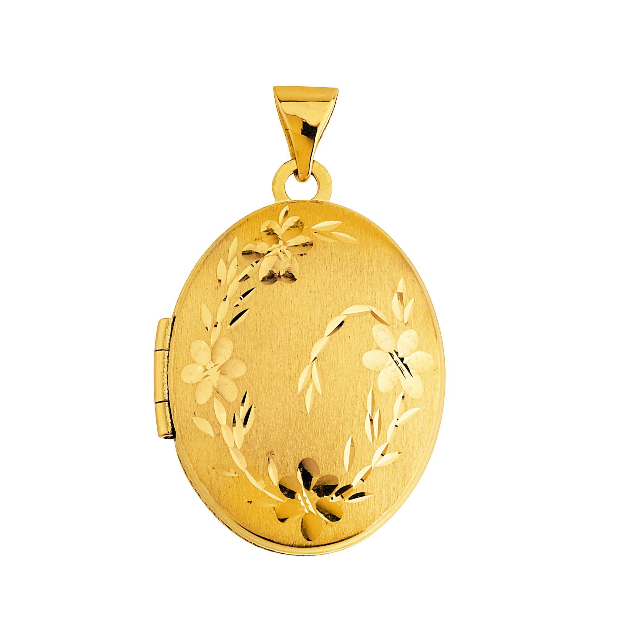 Medaljong i 18K guld - Guldfynd
