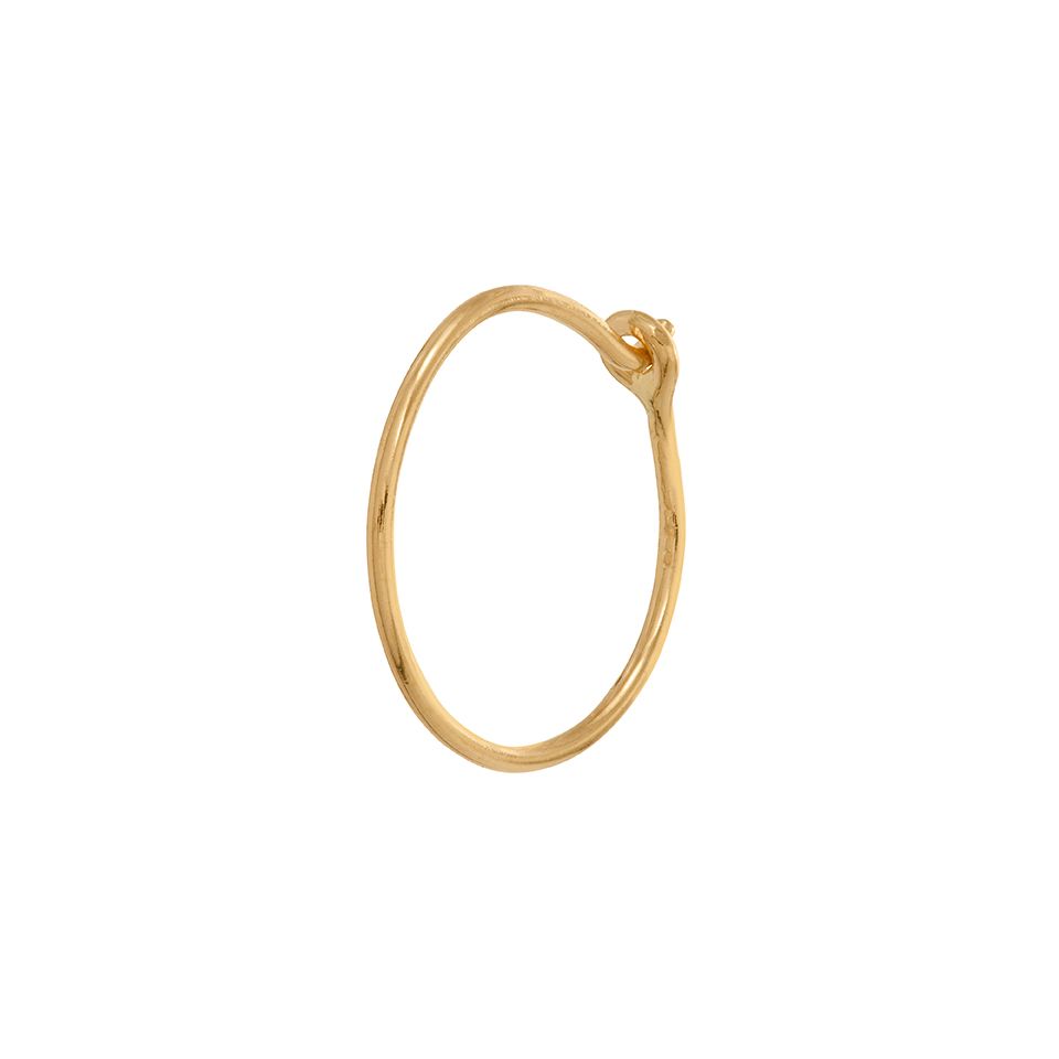 Örhänge styck i 18K guld 12mm