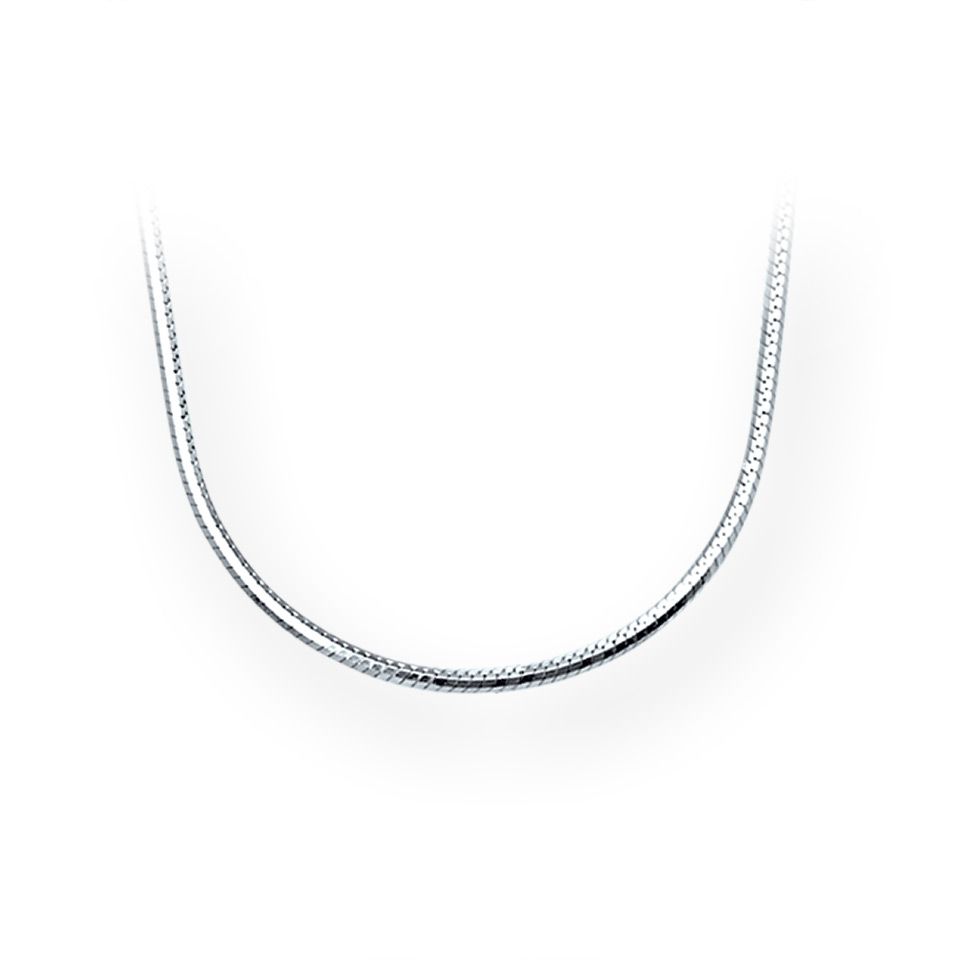 Kedja i &auml;kta silver