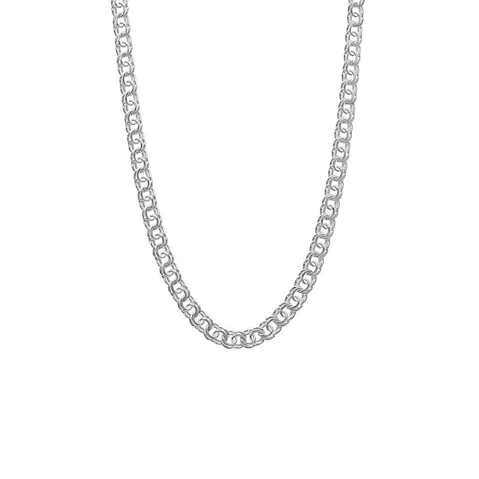 Halsband i äkta silver 43 cm