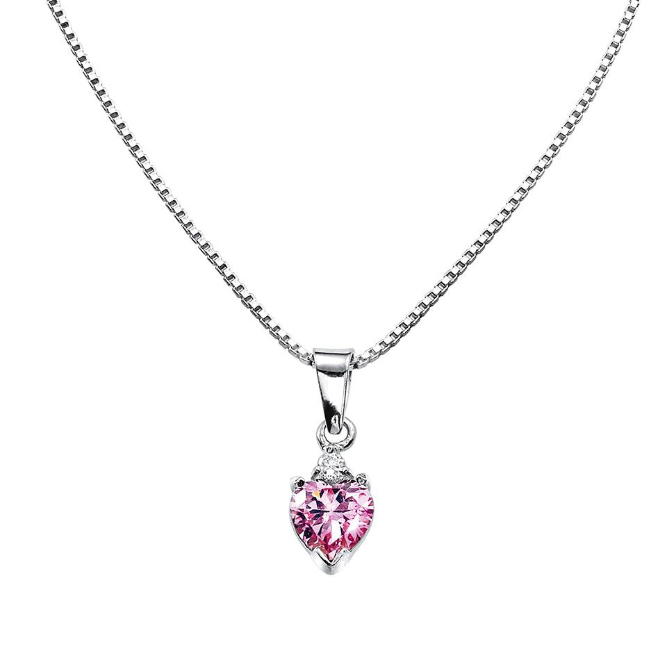 Halsband i &auml;kta silver