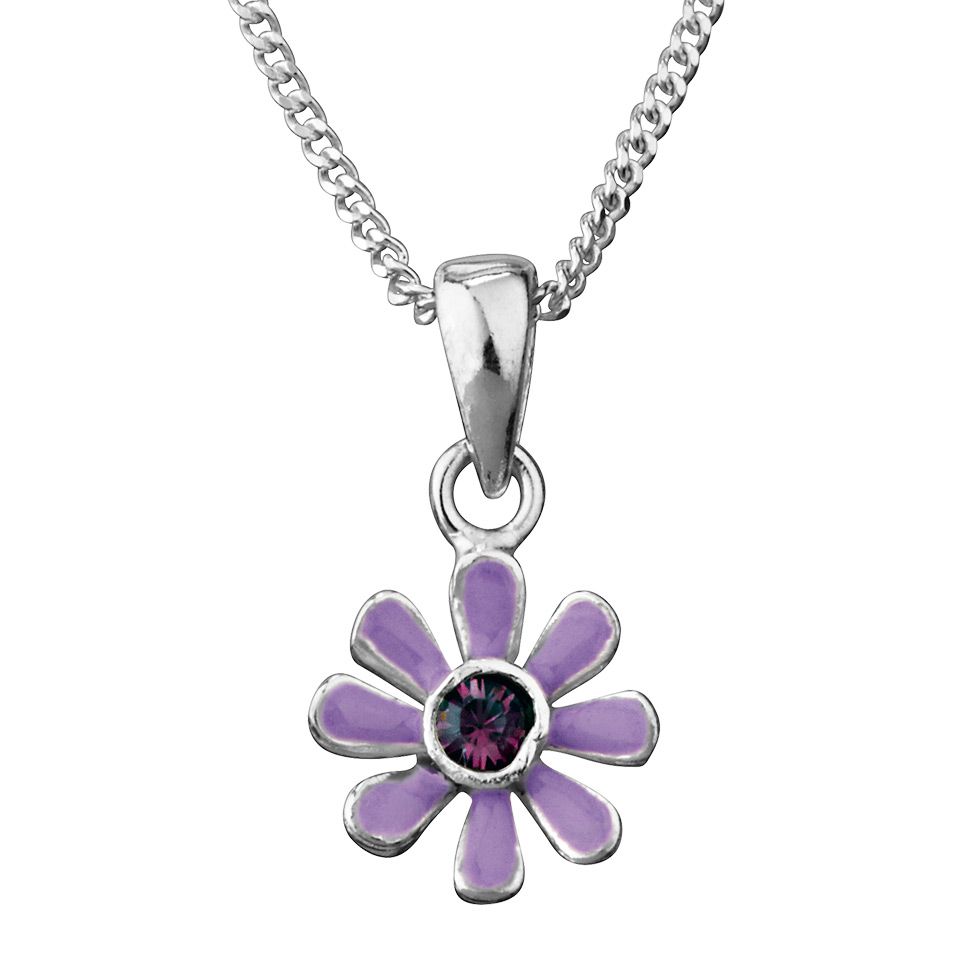 Halsband i &auml;kta silver