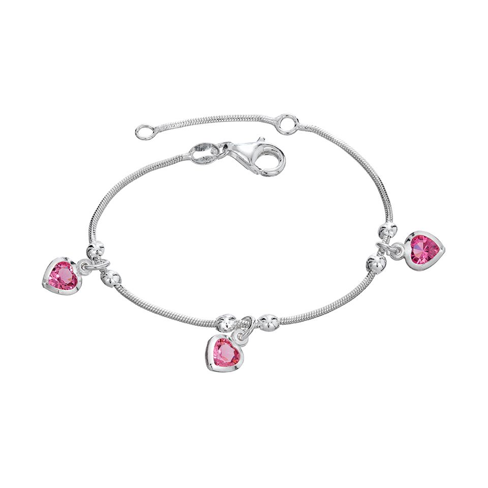 Armband i &auml;kta silver