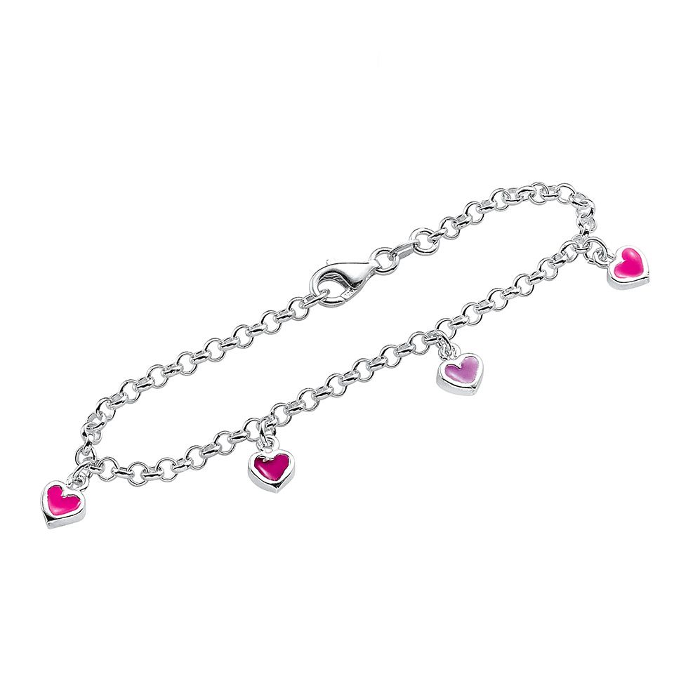 Armband i &auml;kta silver