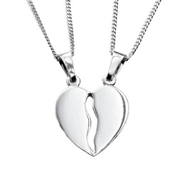 best friends halsband äkta silver best friends halsband äkta silver