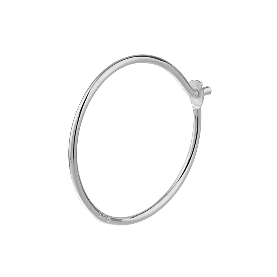 &Ouml;rh&auml;nge styck i &auml;kta silver