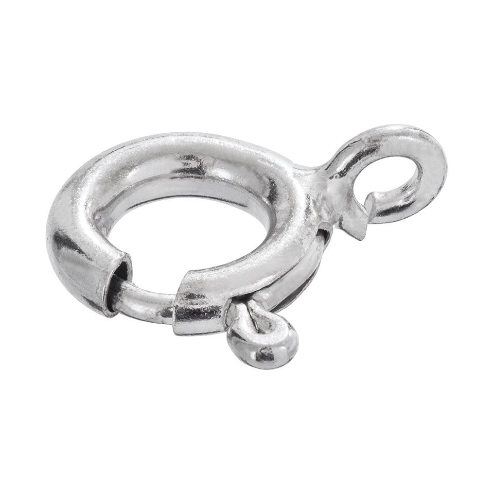 Springring i äkta silver