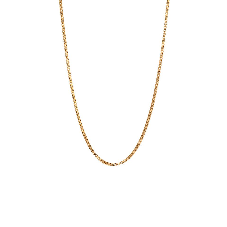 Förgylld kedja 45 cm