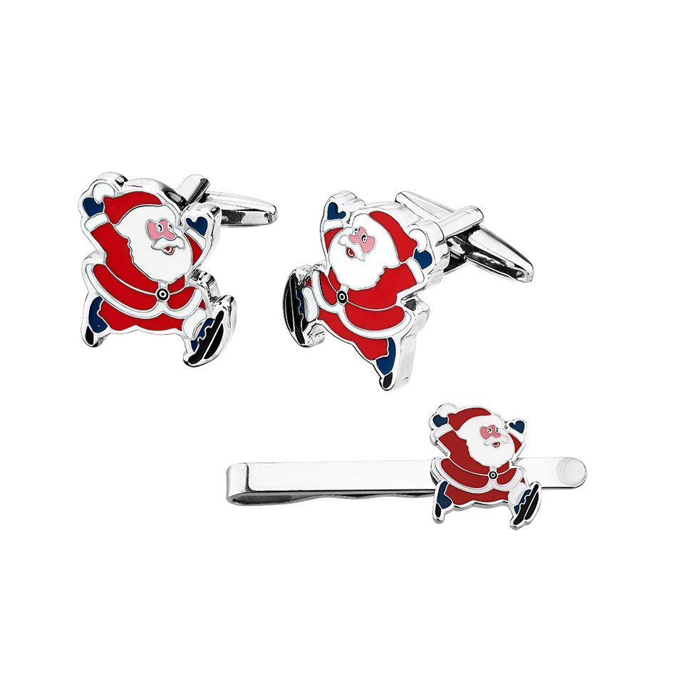 Set slipsnål manchettknappar