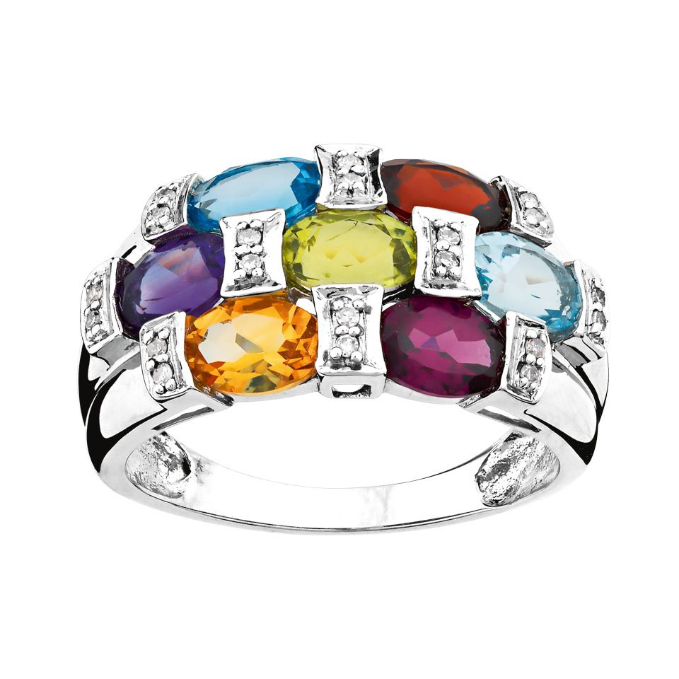 Diamantring i 18K guld, 20.0
