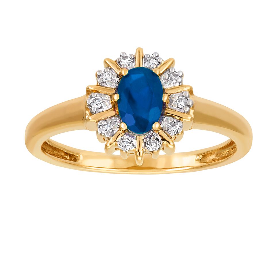 Diamantring i 18K guld, 15.5