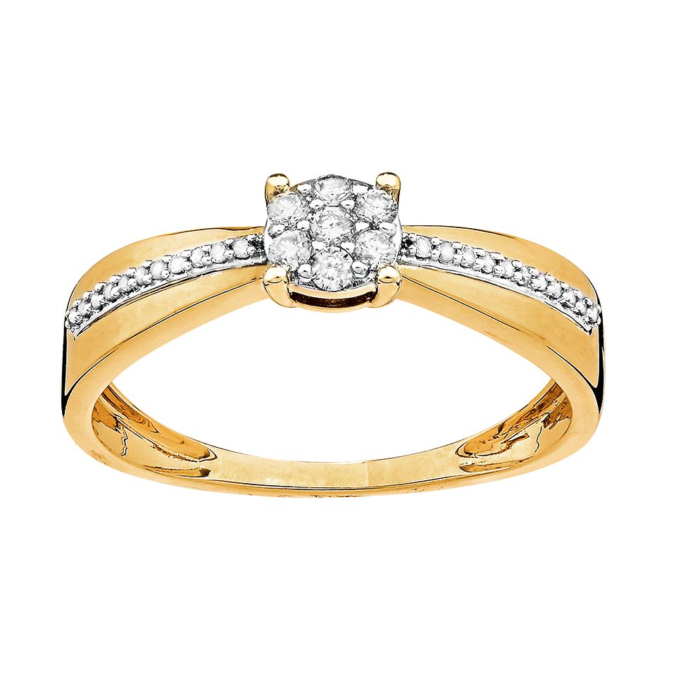 Diamantring i 18K guld, 15.0 - Guldfynd