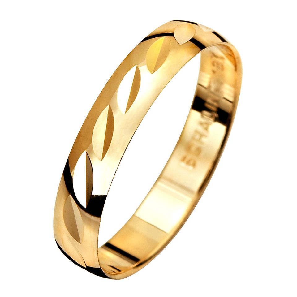 Förlovningsring i 9K guld 3,5mm, 69