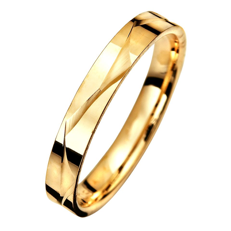 Förlovningsring i 9K guld 3mm, 62