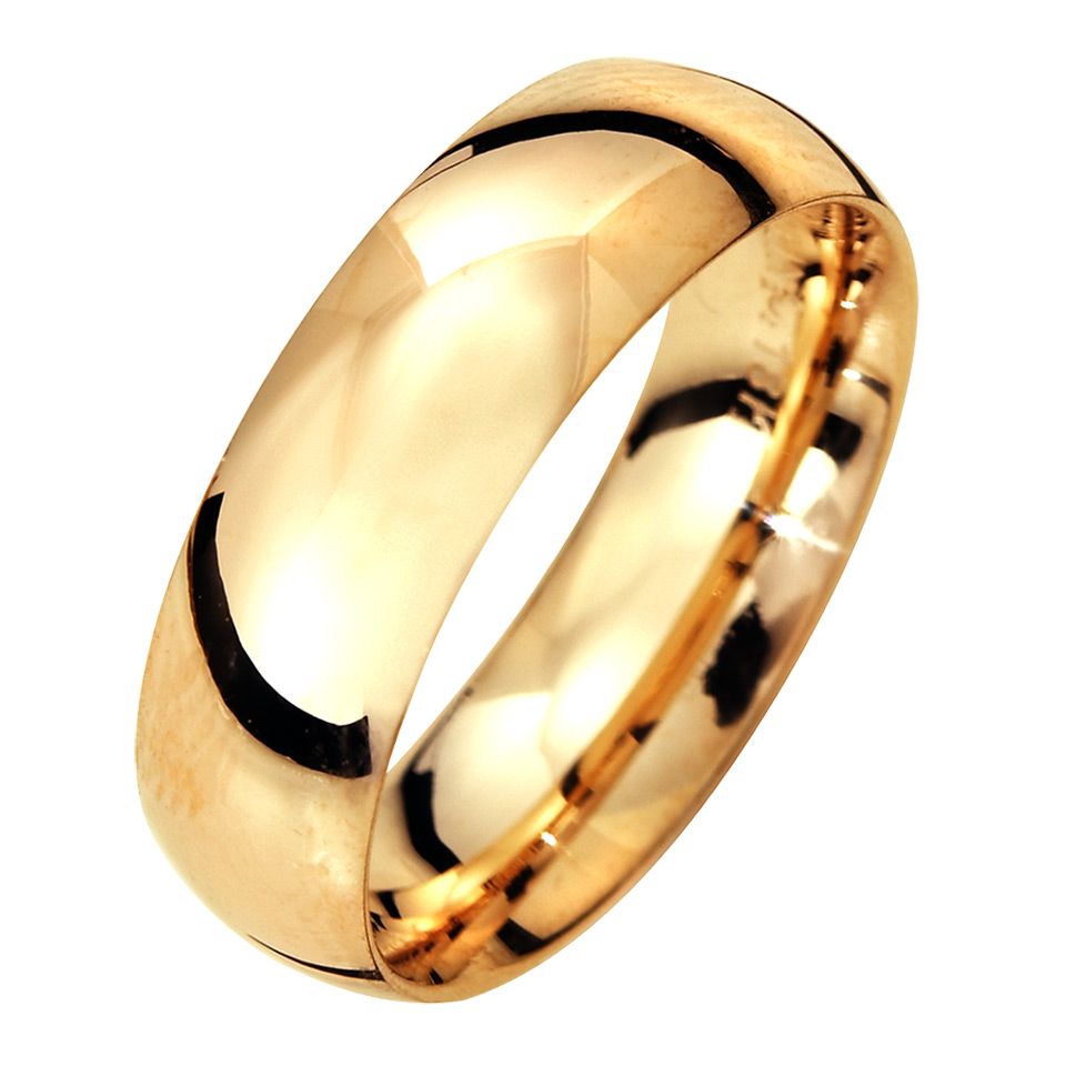 F&ouml;rlovningsring i 9K guld 6mm, 66
