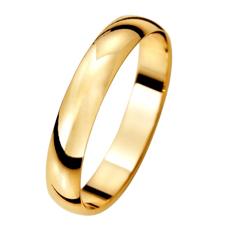 Förlovningsring i 9K guld 3,5mm, 68