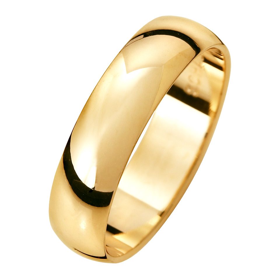 Förlovningsring i 9K guld 5mm, 51