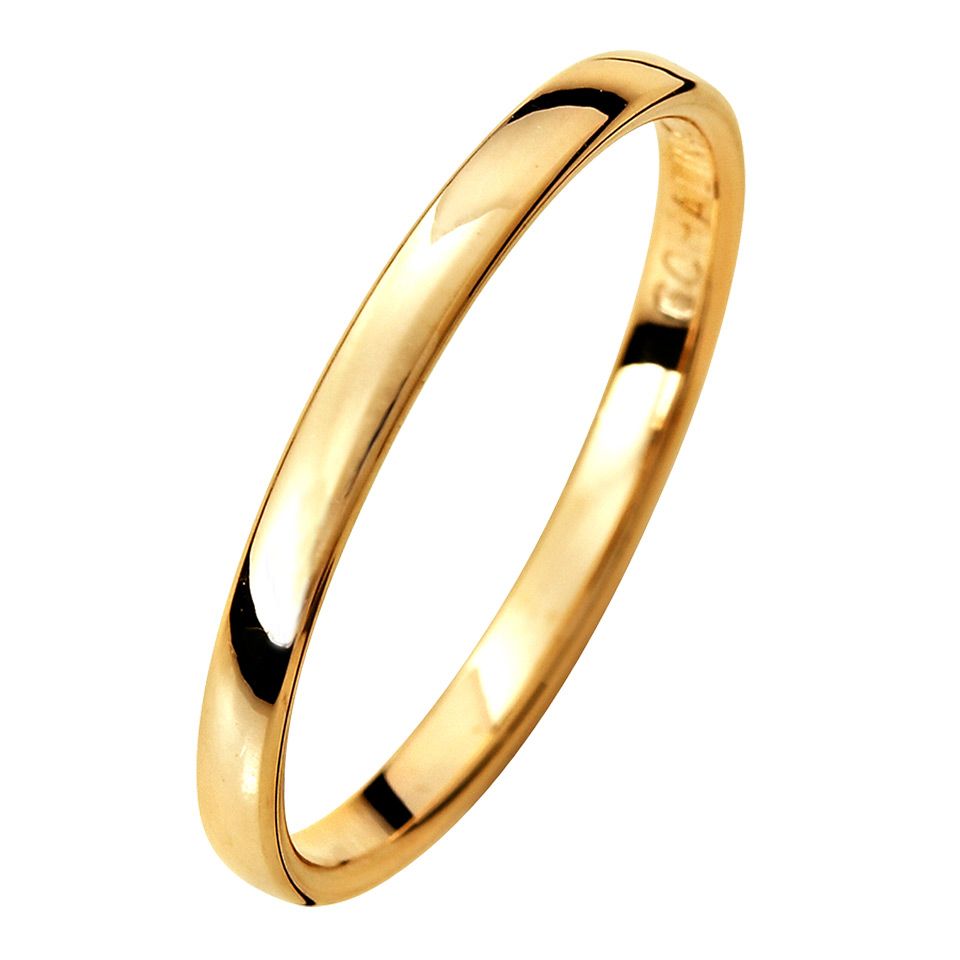 Förlovningsring i 9K guld 2mm, 49