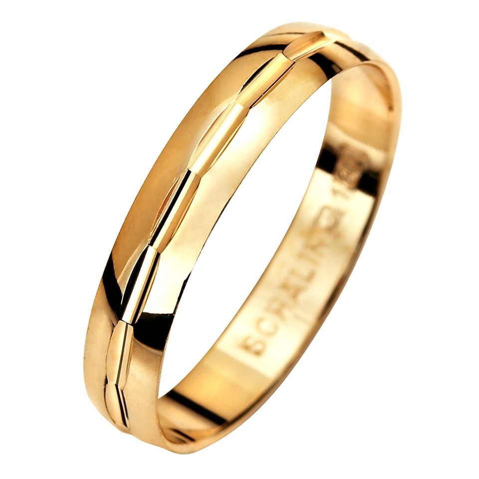 Förlovningsring i 9K guld 3,5mm, 63