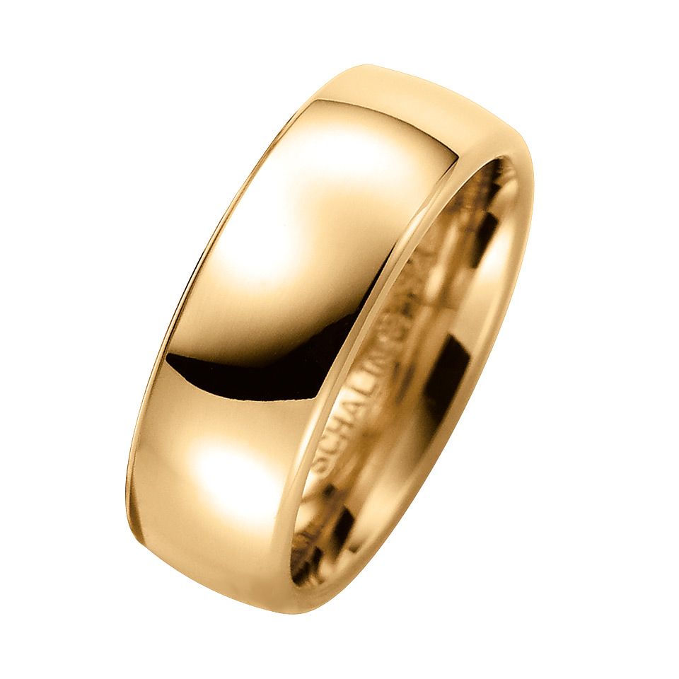 F&ouml;rlovningsring i 9K guld 7mm, 56