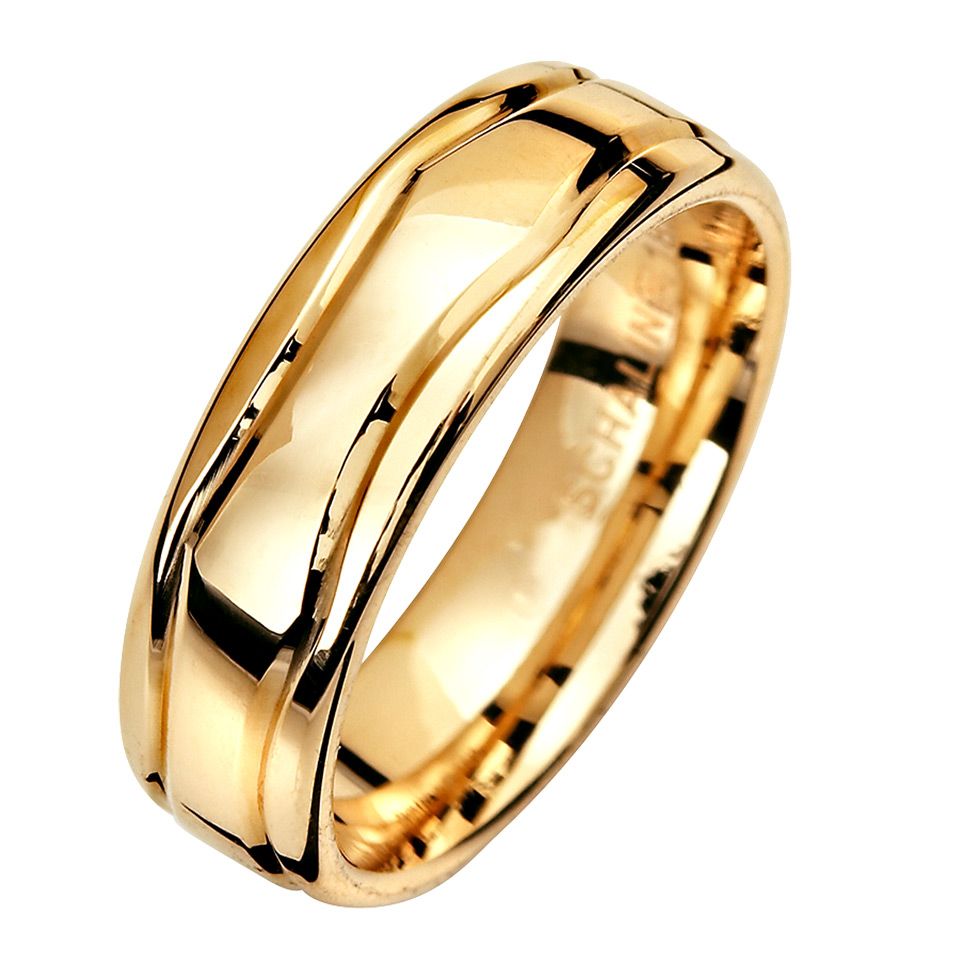 Förlovningsring i 9K guld 6mm, 66