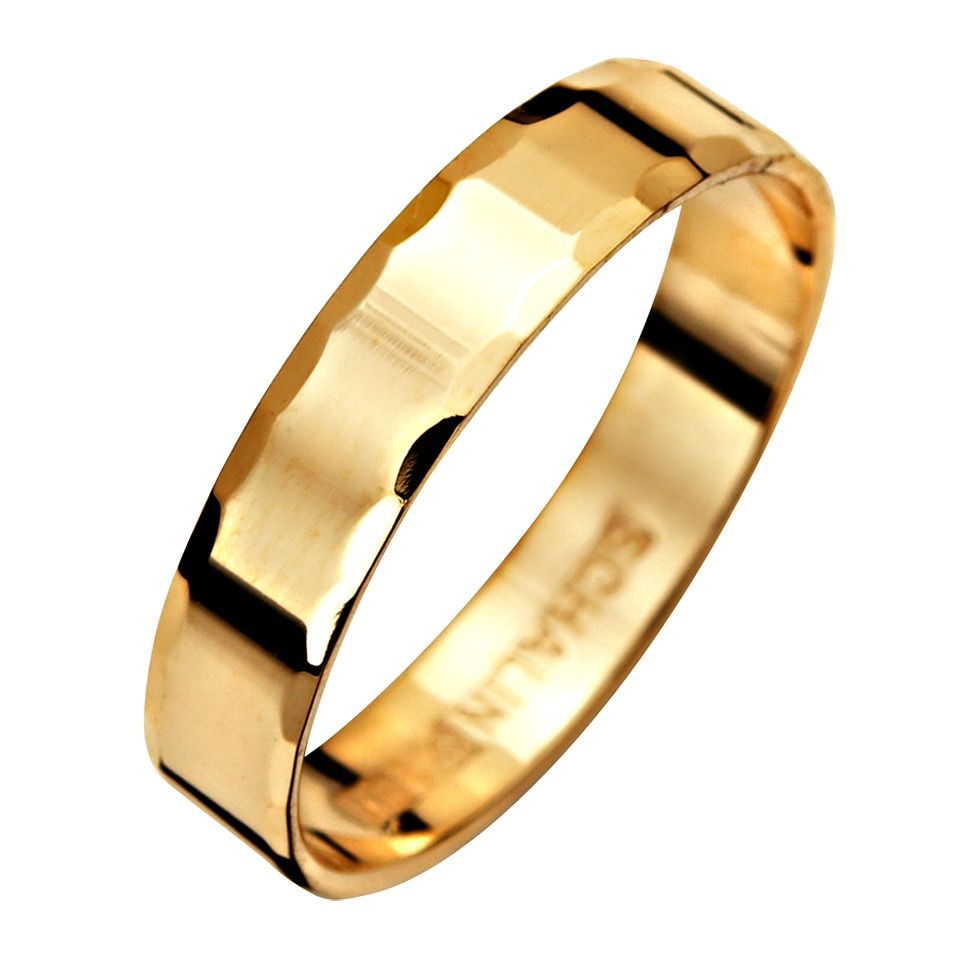 Förlovningsring i 18K guld 4mm, 45