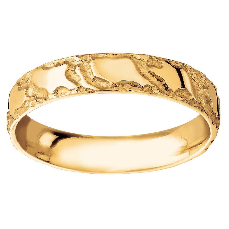 Sarek - Förlovningsring i 18K guld 4mm, 64, Förlovningsring - Guldfynd