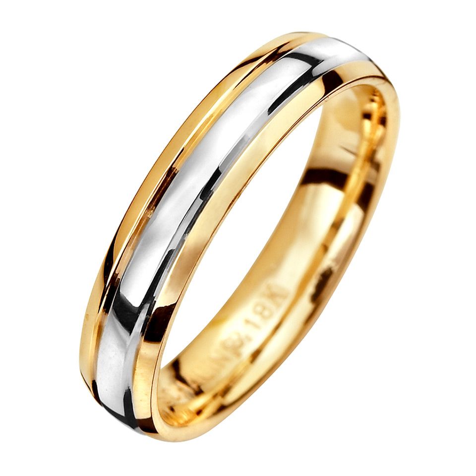 Förlovningsring i 18K guld 4mm, 44